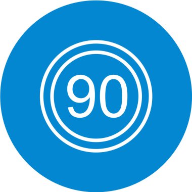 Yol simgesi, vektör illüstrasyonu