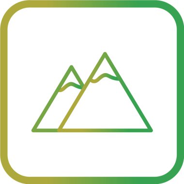 Beyaz arkaplan üzerindeki tek bir izole simgenin vektör illüstrasyonu.