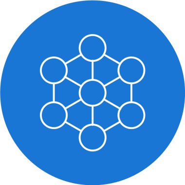 Modern b 'nin vektör illüstrasyonu simge atomundan yoksun