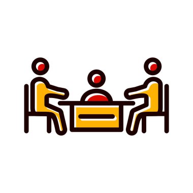 Simge ile Moda Biçiminde Buluşma İzole Arka Gruplandırma