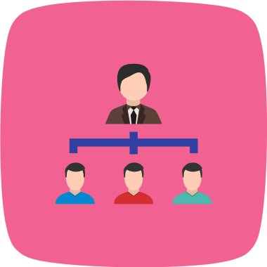 İş vektörü illüstrasyonu beyaz arkaplanda izole edildi 