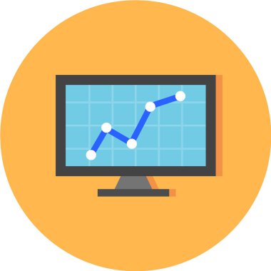 seo ve pazarlama renkli vektör simgesi.