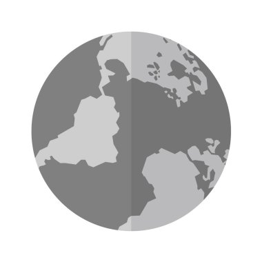 Toprak küresi ikonu. düz dizayn biçimi 10