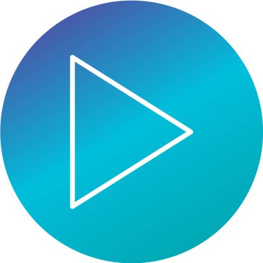 ok sembollü vektör düğmesi