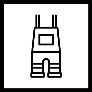 Tren ikonu. vektör illüstrasyonu