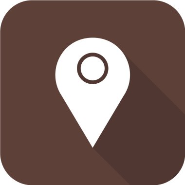 Harita iğne simgesi. vektör illüstrasyonu