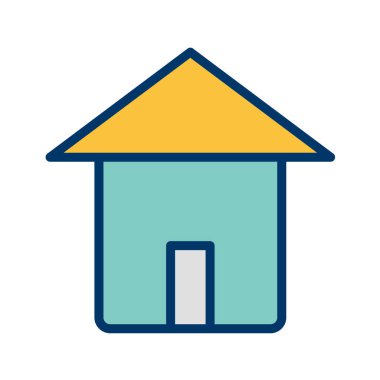 ev simgesi vektör illüstrasyonu