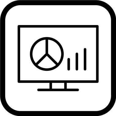 bilgisayar simgesi, vektör illüstrasyonu.