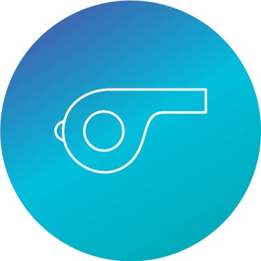 Islık simgesi. vektör illüstrasyonu