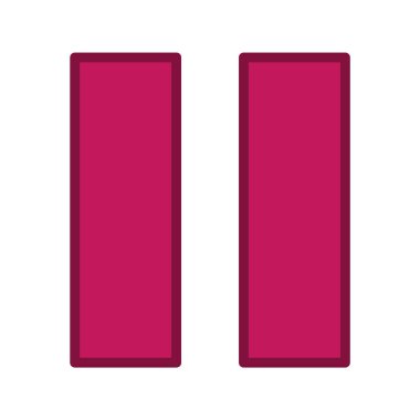 Simgeyi Moda Biçimli İzole Arkaplanda Durdur