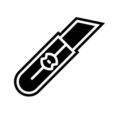 Moda Biçimli Kesici Simgesi İzole Arkaplan      