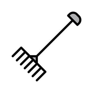 Moda Biçiminde Tırmık Simgesi İzole Arkaplan      