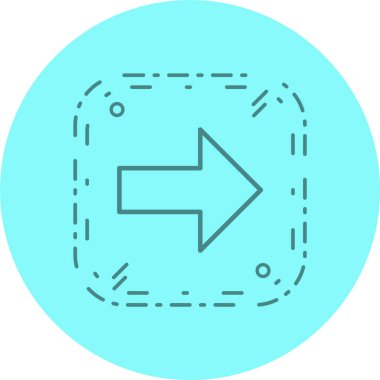  Moda Biçimli İzole Arkaplanda Sağ Simge