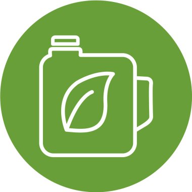 Yeşil çay ikonunun vektör çizimi