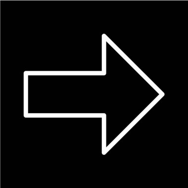 ok simgesinin vektör illüstrasyonu