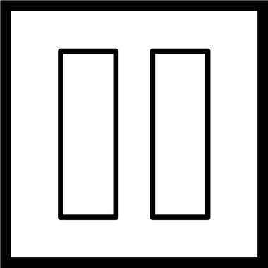 Modern b 'nin vektör illüstrasyonu eksik simgesi