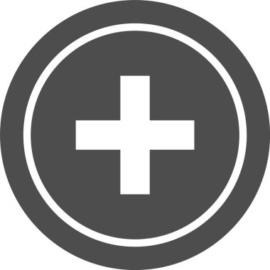 Artı Moda Biçimli Simge İzole Arkaplan