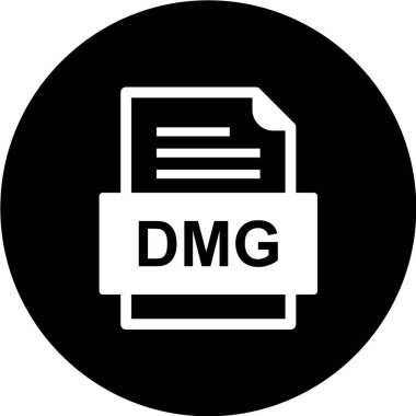 Vektör düz web simgesi. dmg