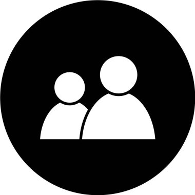 beyaz arkaplanda siyah simge izole edildi