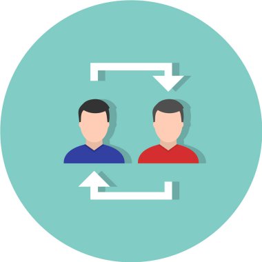 iş simgesi vektör illüstrasyonu