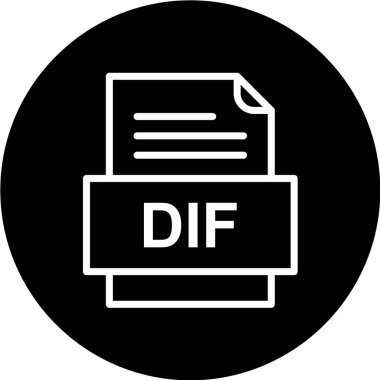 Vektör düz web simgesi. dif