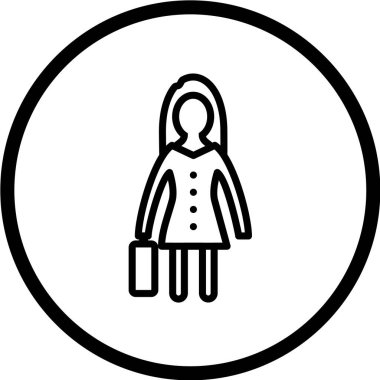 iş simgesi vektör illüstrasyonu