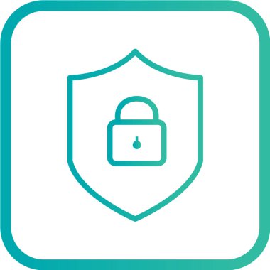 Modern b 'nin vektör illüstrasyonu simge kilidinden yoksun