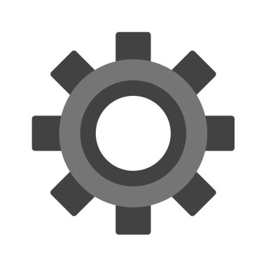 dişli simgesi vektör illüstrasyonu