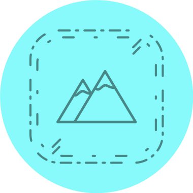 Dağlar Moda Biçiminde Ayrı Arkaplan