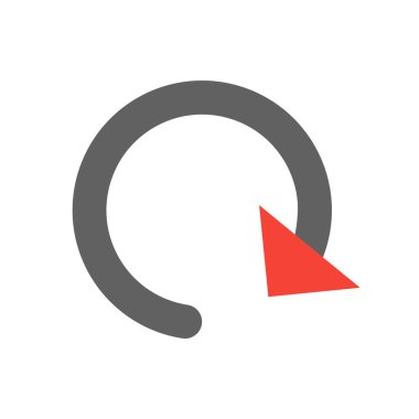 Simgeyi Moda Biçiminde Tecrit Edilmiş Arkaplanda Yeniden Yükle