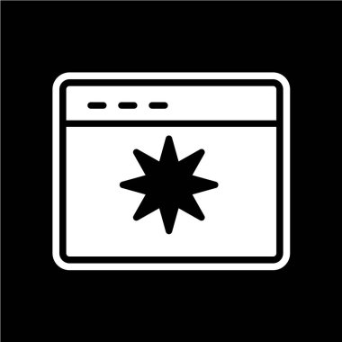 Web sitesi simgesi. vektör illüstrasyonu