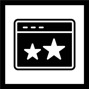 Web sayfası simgesi. vektör illüstrasyonu