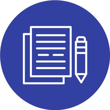 belge simgesi düğmesi beyaz arkaplanda izole edildi