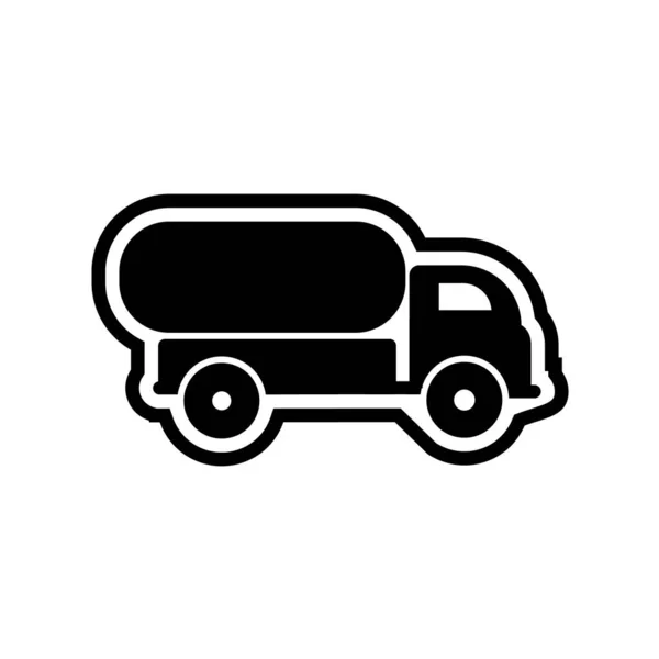 Ilustração Vetor Ícone Caminhão — Vetor de Stock