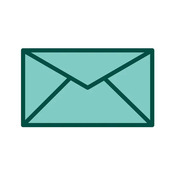 Icône Enveloppe Signe Message Électronique Symbole Mail — Image vectorielle