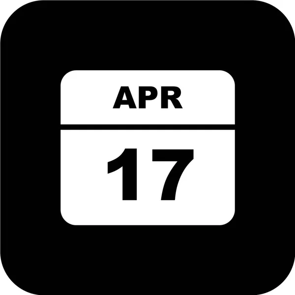 Kalendersymbol Mit Datum Und Datum — Stockvektor