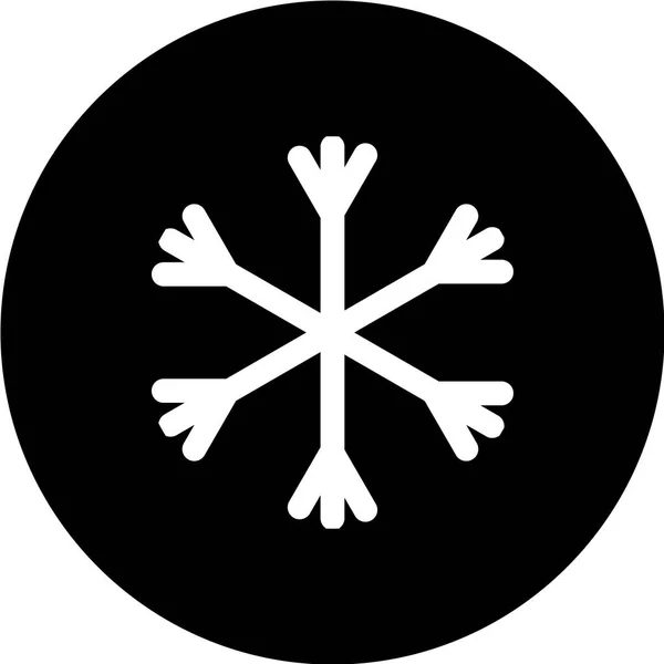 Διανυσματικό Εικονίδιο Νιφάδας Χιονιού Εικόνα — Διανυσματικό Αρχείο
