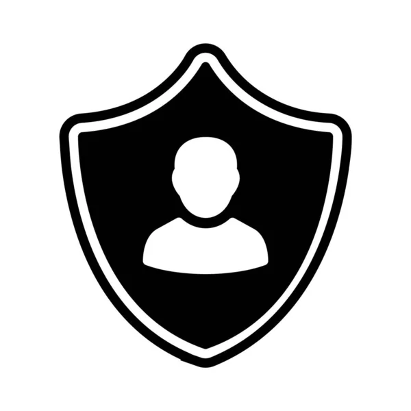 Business Protection Icon Trendigen Stil Isolierten Hintergrund — Stockvektor