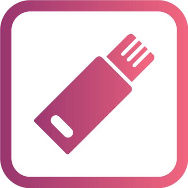 USB çubuk simgesi. vektör illüstrasyonu