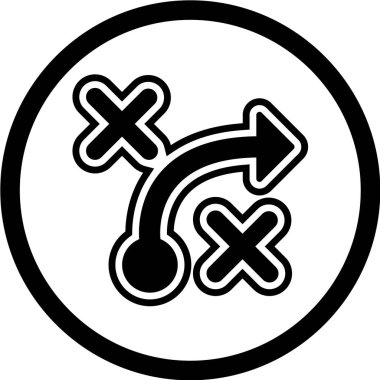 Moda Biçimli Taktik Simgesi İzole Arkaplan 