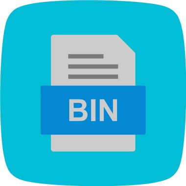 dosya biçimi simgesi, vektör illüstrasyonu