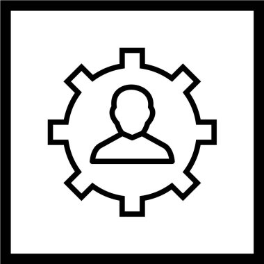 iş simgesi vektör illüstrasyonu