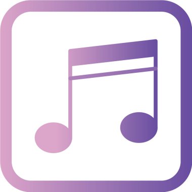 Müzik notasının vektör illüstrasyonu