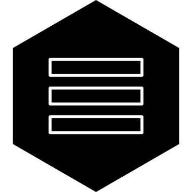 Menü Simgesi Moda Biçiminde İzole Arkaplan