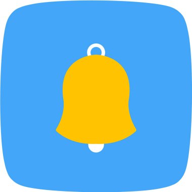 Çan simgesi vektör illüstrasyonu