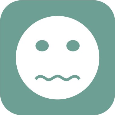 Moda Biçimli Emoji Simgesi İzole Arkaplan 