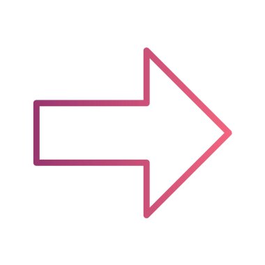 ok simgesi vektör illüstrasyonu