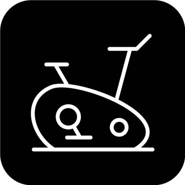 Bisiklet ikonu. vektör illüstrasyonu