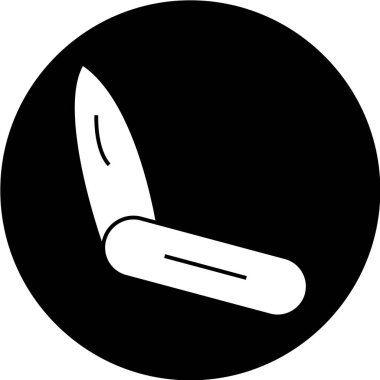 Modern siyah beyaz simgesinin vektör illüstrasyonu