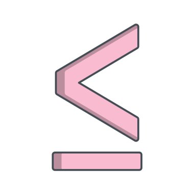 ok simgesinin vektör illüstrasyonu